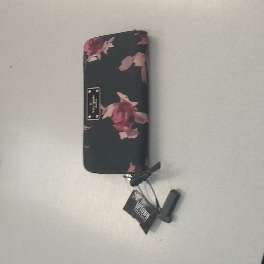 Kate Spade Black Floral Women's Wallet